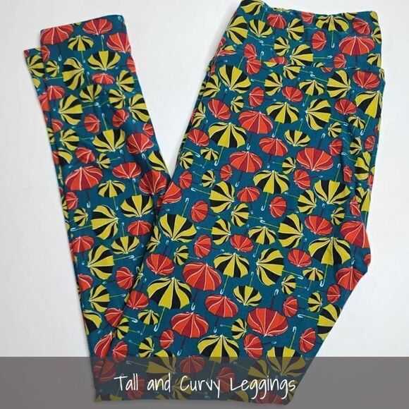 LuLaRoe TC Leggings Umbrellas NEW - Picture 1 of 1